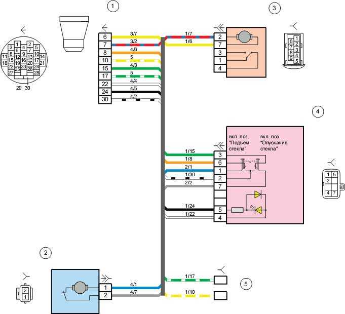 Схема электрооборудования lada granta | электрические автосхемы
