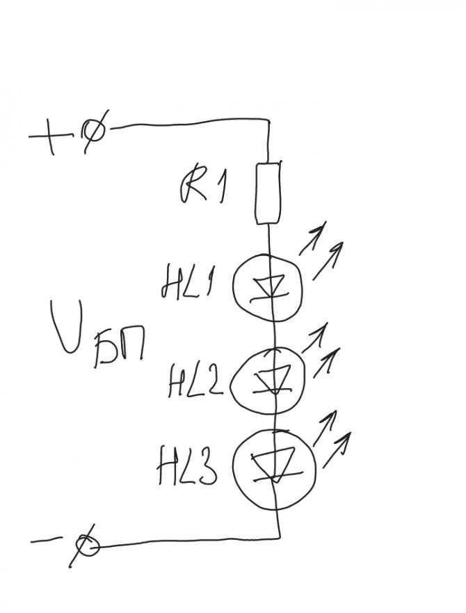 Схема подключения светодиодов на 5 и 12 вольт