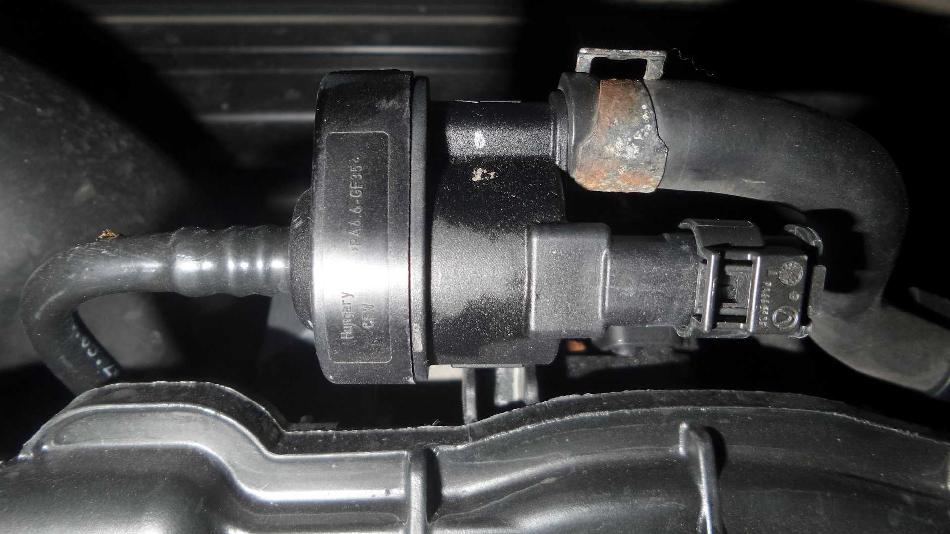 Ошибка p0443 указывает на неисправность цепи клапана системы улавливания паров бензина Причиной такого ответа системы может быть: обрыв проводки, грязный клапан или