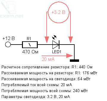 Как рассчитать резистор для светодиода?